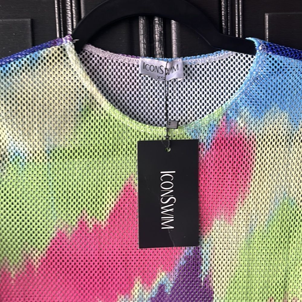 Multicolor sheer coverup - Picture 5 of 5
